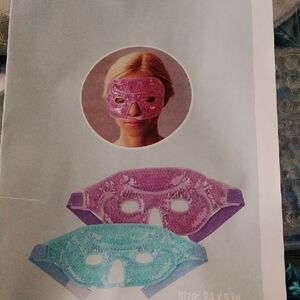 Set Of 2 Blue Gel Eye Masks